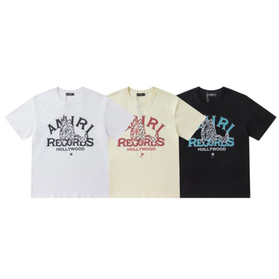 AMIRI Records Hollywood Logo T-Shirt